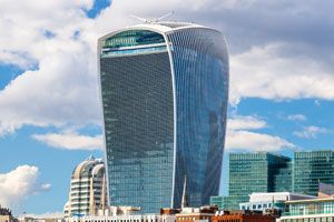 The recent addition to London's skyline produces its own electricity through solar panels and hydrogen fuel